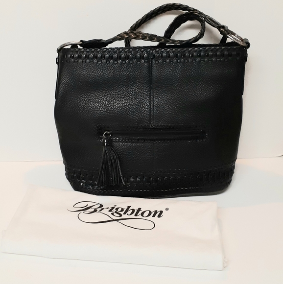 Brighton Handbags - Brighton Black Leather Bag